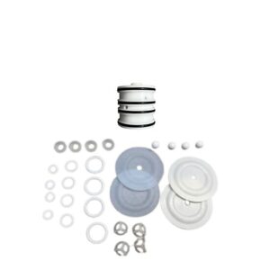 UNITOR AEROFLOW DOUBLE DIAPHRAGM PUMP 3/8 INCH PP ? COMPLETE SERVICE KIT (AIR & FLUID SIDE)