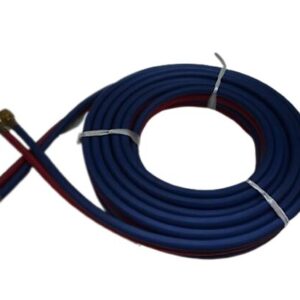 TWIN HOSE 2X9.0MM (3/8INCH) AC/OX W/FITTING,10 MTR COIL