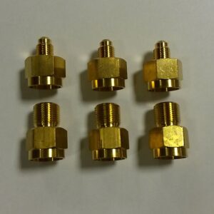 GAUGE ADAPTOR 3/8 -1/4, 6 PCS.