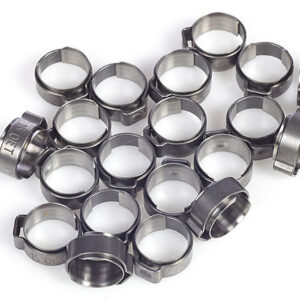 CLAMP 1 EAR 12,3-14,3MM 1/4" HOSE (20PCS)