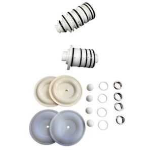 UNITOR AEROFLOW DOUBLE DIAPHRAGM PUMP 1 INCH SS - COMPLETE SERVICE KIT (AIR & FLUID SIDE)