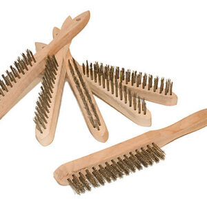 WIRE BRUSH STAINL. 6PCS