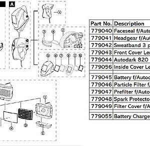 FILTER COVER F/AUTODARK 820 - B6