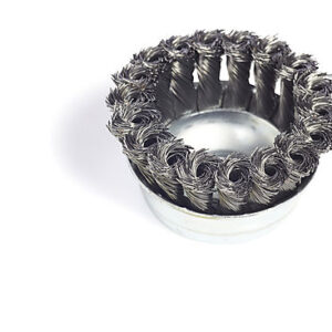 CUP WIRE BRUSH 2.5" W 3/8"X24 UNF